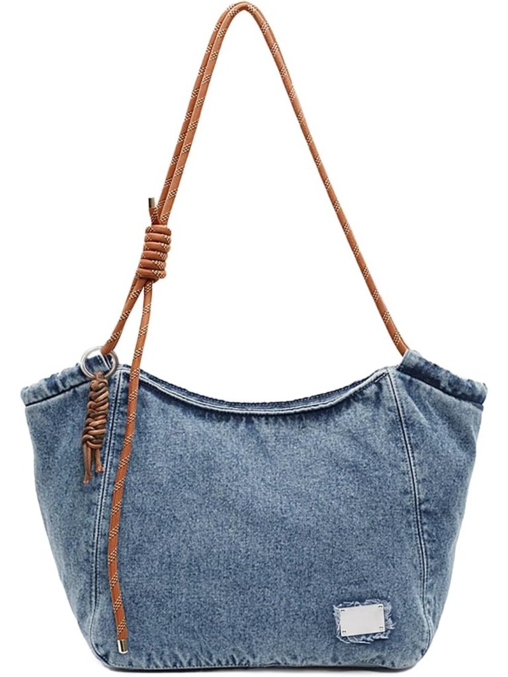 Women Denim Tote Bag Casual Trendy Crossbody Shoulder Handbags | Jean Bag With A